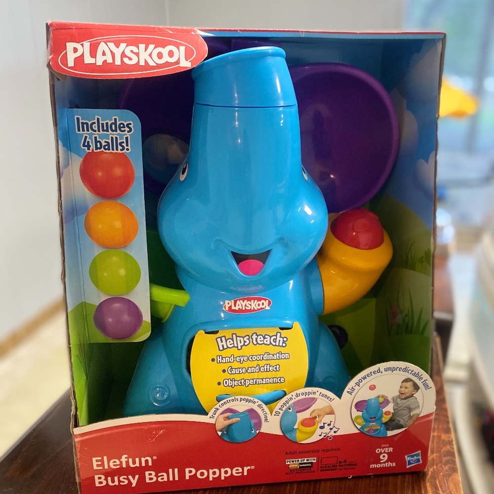 Playskool Elefun Busy Ball Popper New in Box Discontinued HTF